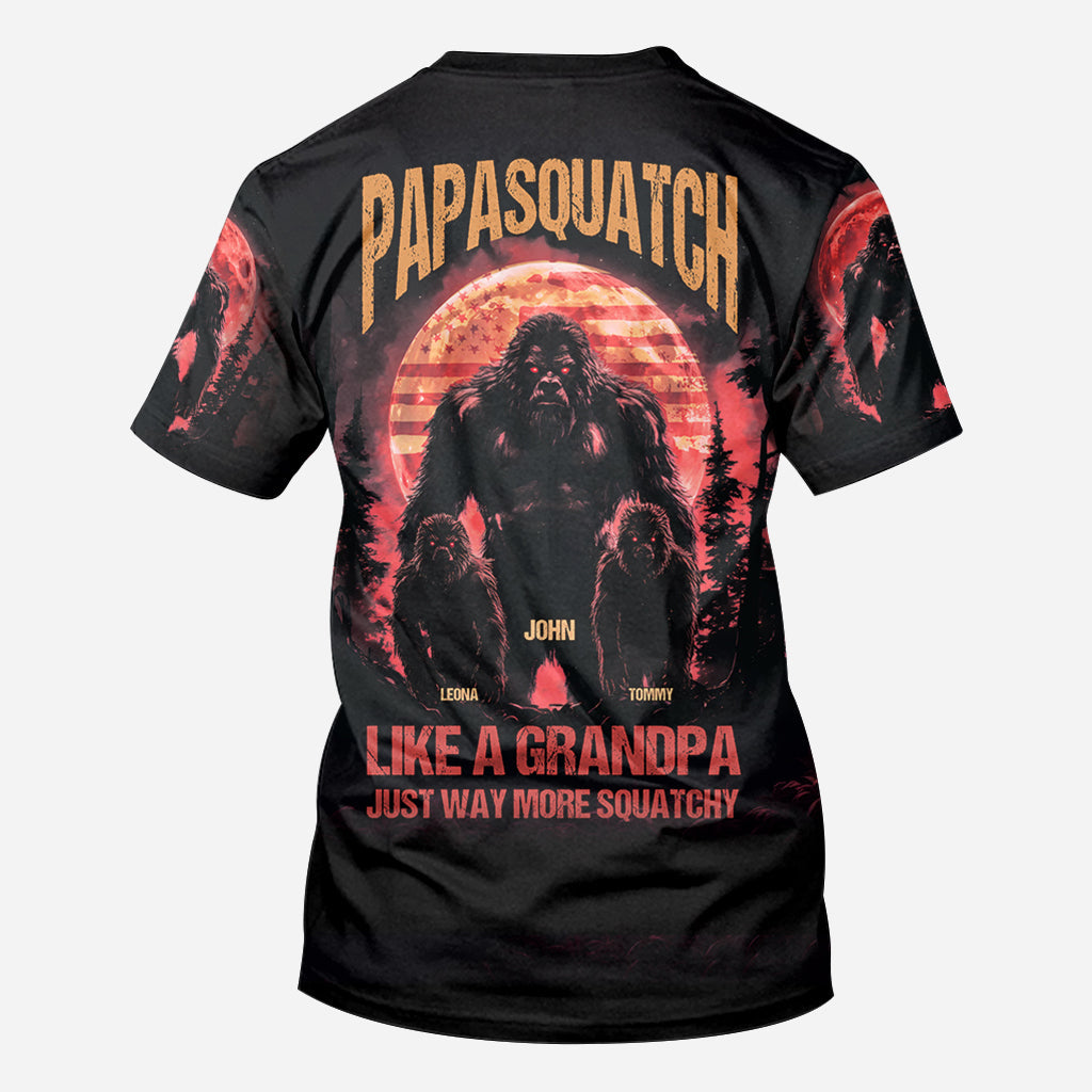 Papasquatch - T-shirt personnalisé pour papa