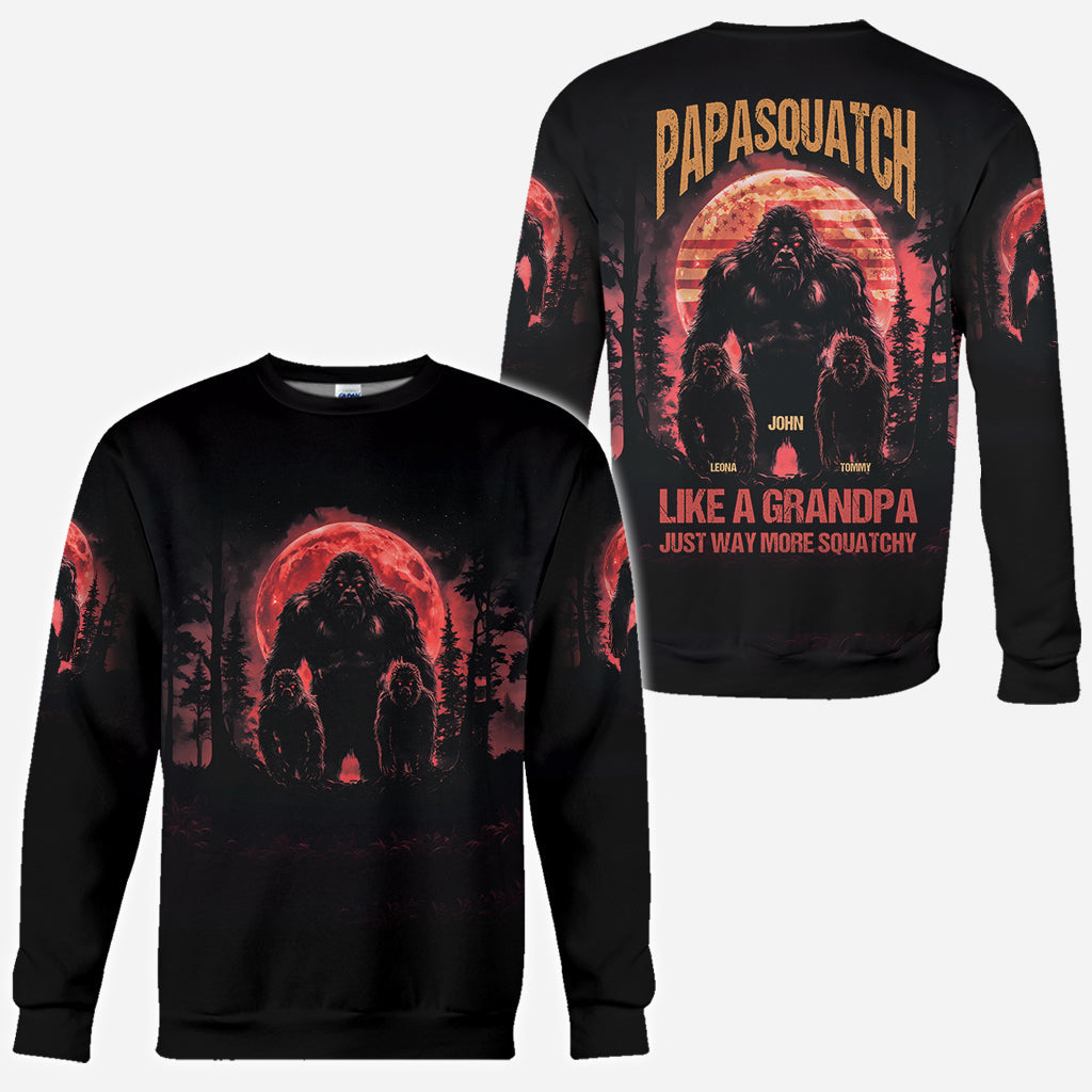 Papasquatch - T-shirt personnalisé pour papa