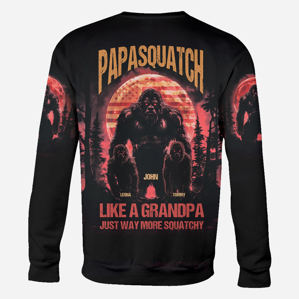 Papasquatch - T-shirt personnalisé pour papa