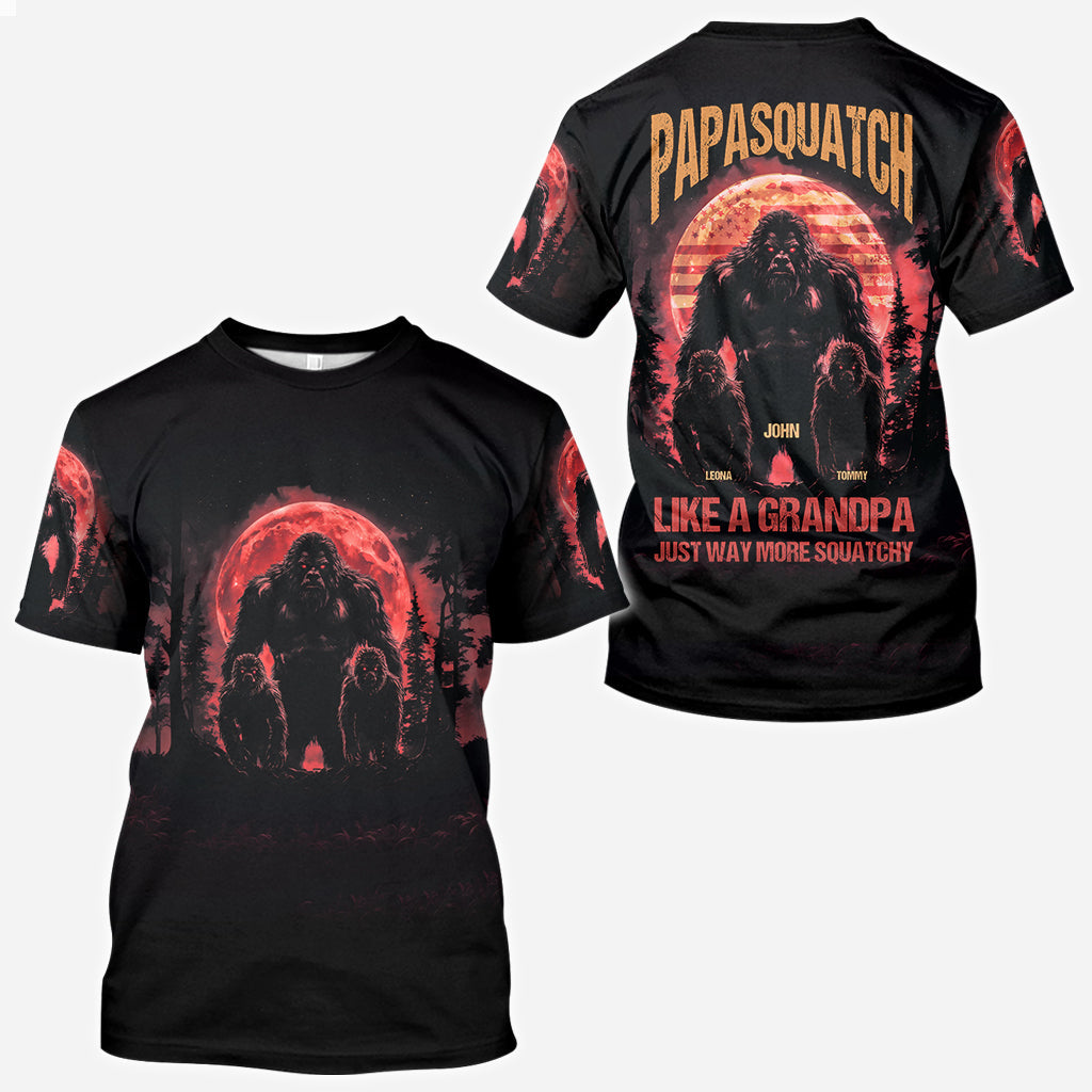 Papasquatch - T-shirt personnalisé pour papa