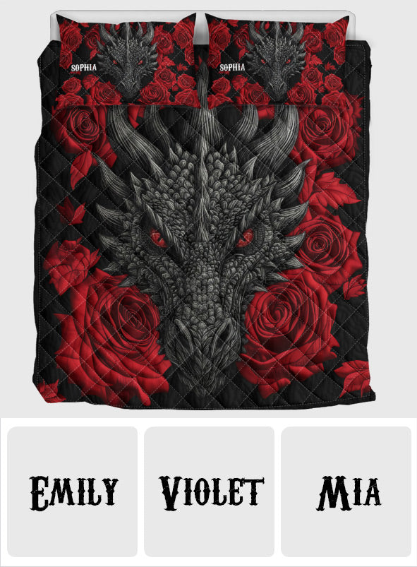 Love Dragons - Personalized Dragon Quilt Set