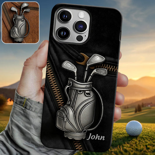 Golf Is A Good Walk Spoiled - Personalized Golf Full Print Phone Case
