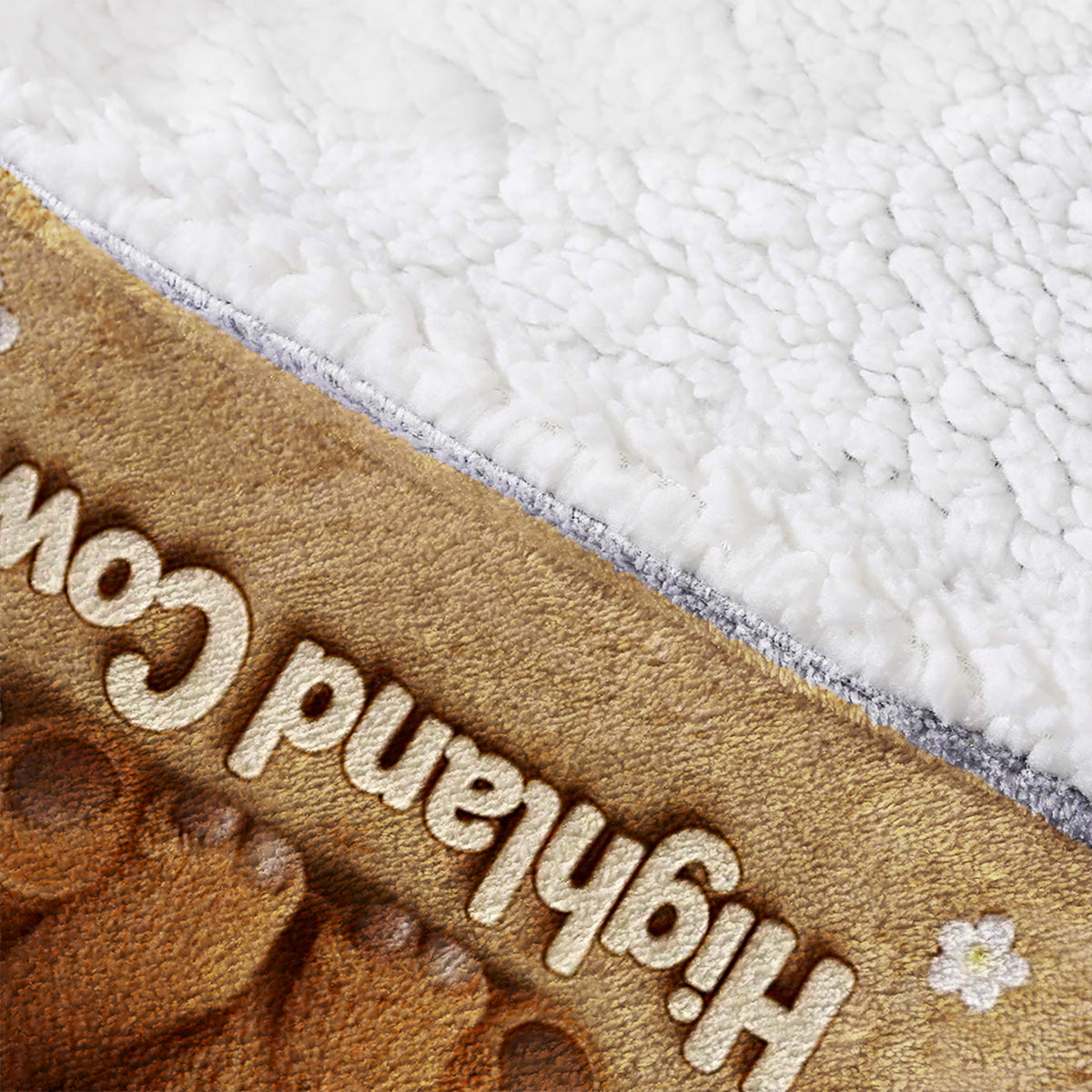 Just A Girl Who Loves Highland Cows - Personalized Highland Cow Blanket Hoodie