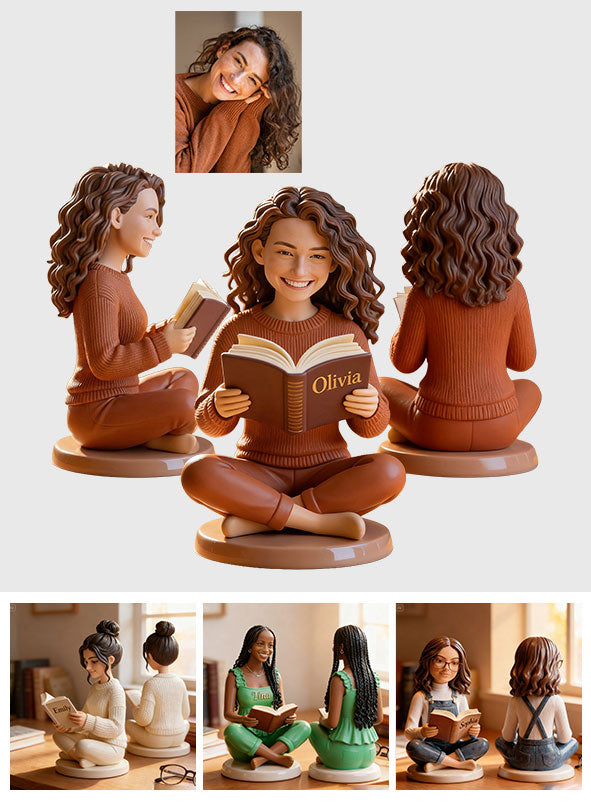 Custom Any Photo Love Books - Personalized Book Premium 3D Figurine