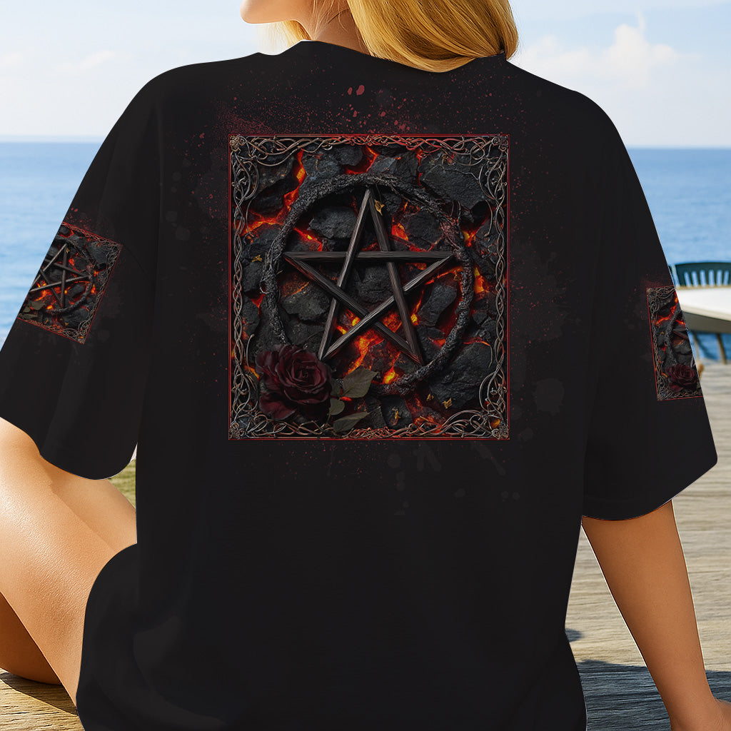 T-shirt personnalisé « Sorcière violette » - Sorcière intégrale