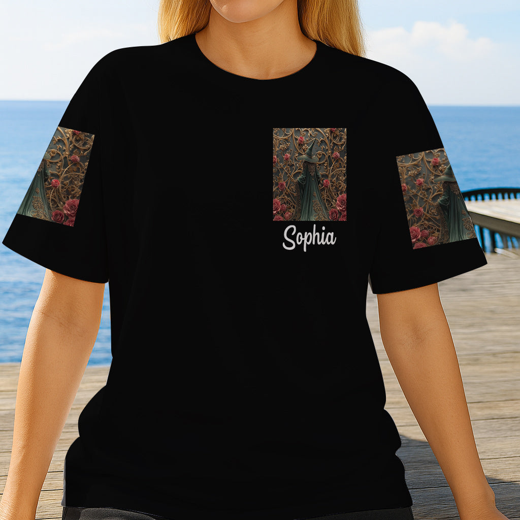 T-shirt personnalisé Sorcière Violette - T-shirt Sorcière Intégrale