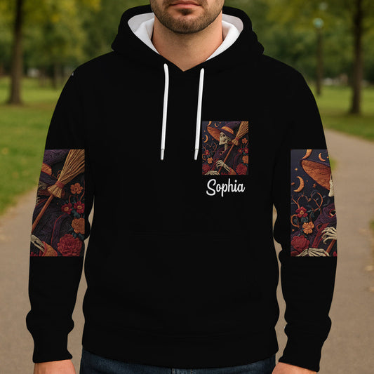 Purple Witch - Personalized Witch All Over Shirt