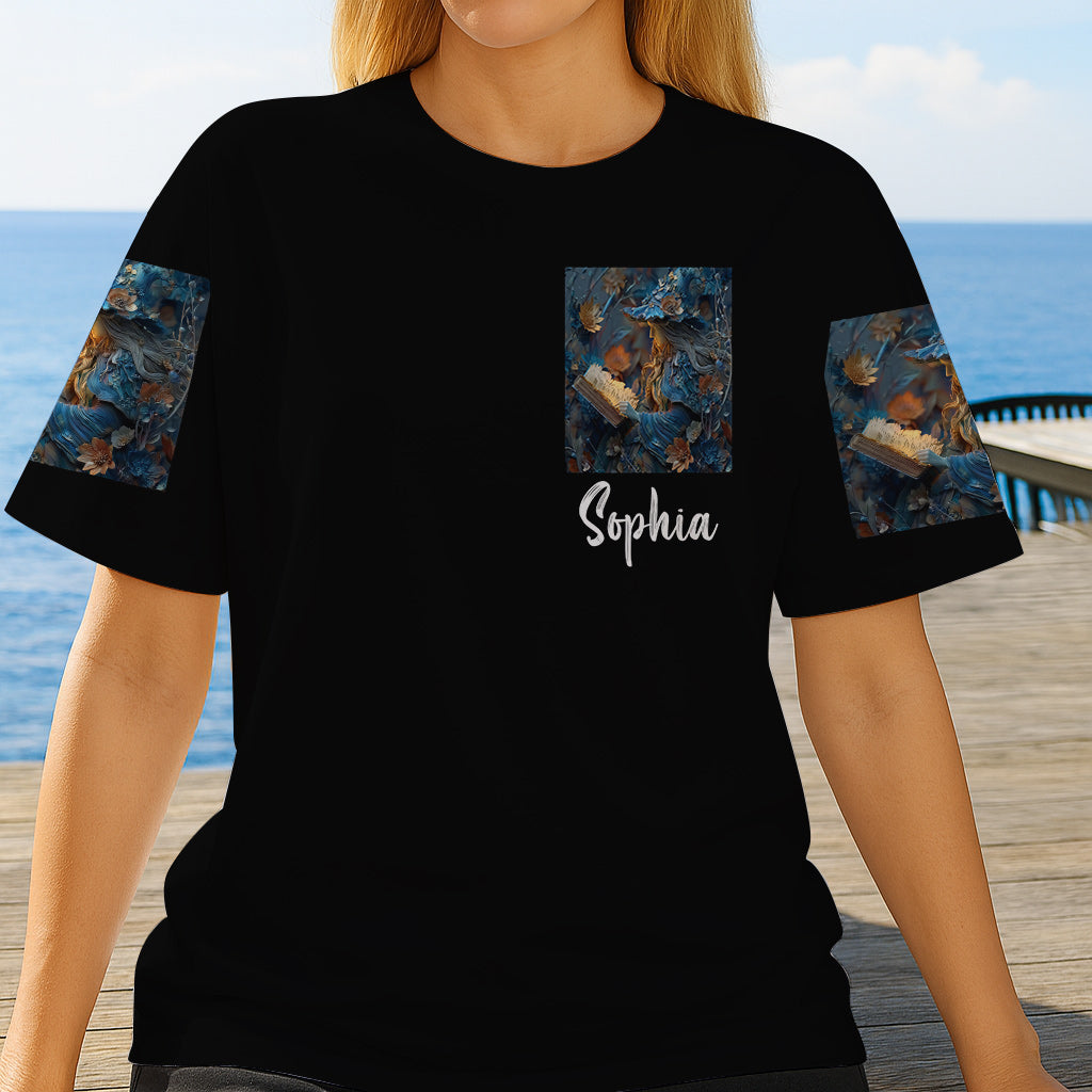 T-shirt personnalisé Sorcière Violette - T-shirt Sorcière Intégrale