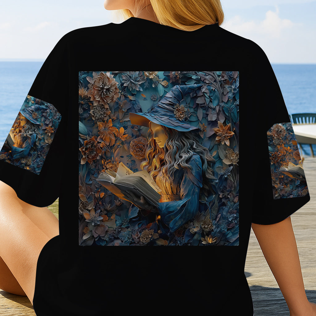 T-shirt personnalisé « Sorcière violette » - Sorcière intégrale