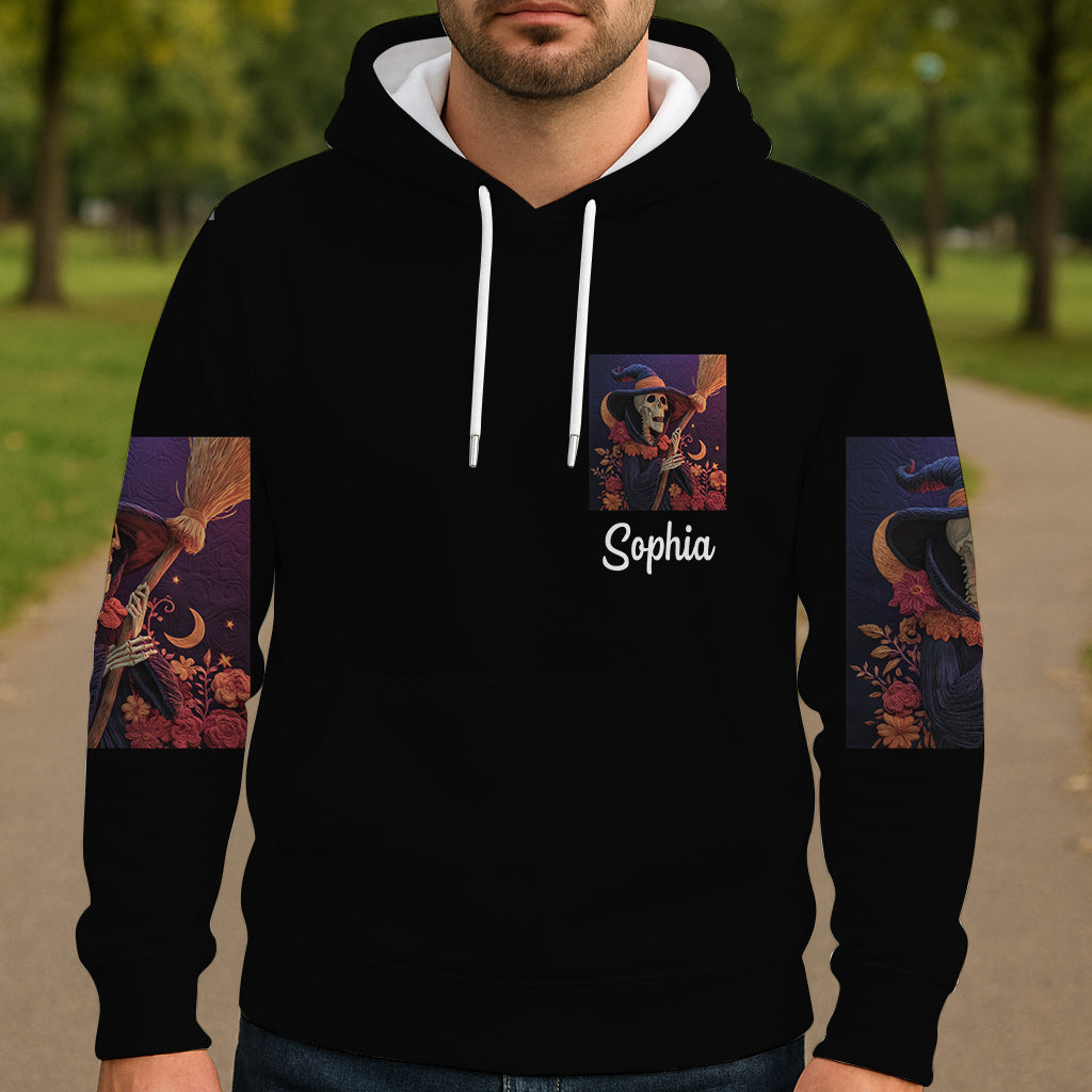 T-shirt personnalisé Sorcière Violette - T-shirt Sorcière Intégrale