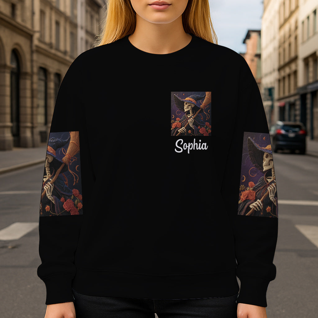 T-shirt personnalisé « Sorcière violette » - Sorcière intégrale