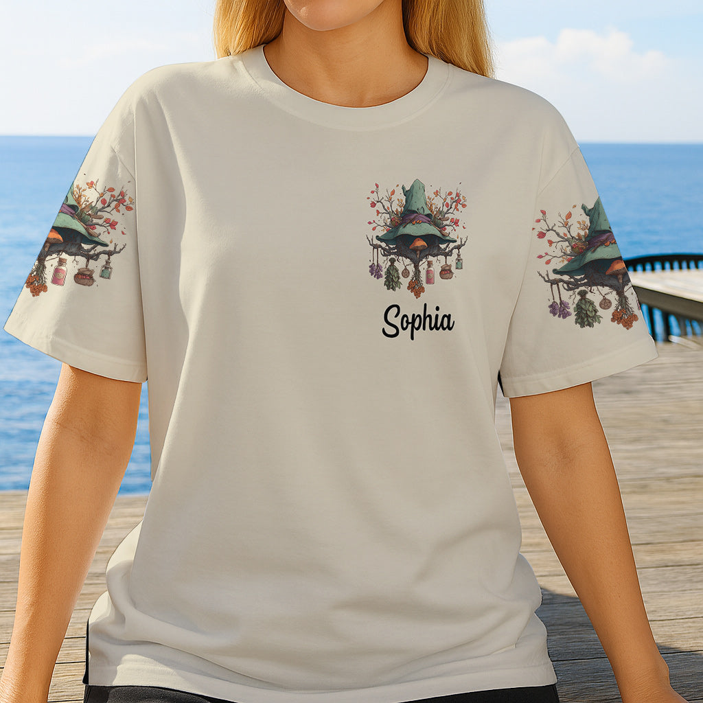 T-shirt personnalisé Sorcière Violette - T-shirt Sorcière Intégrale