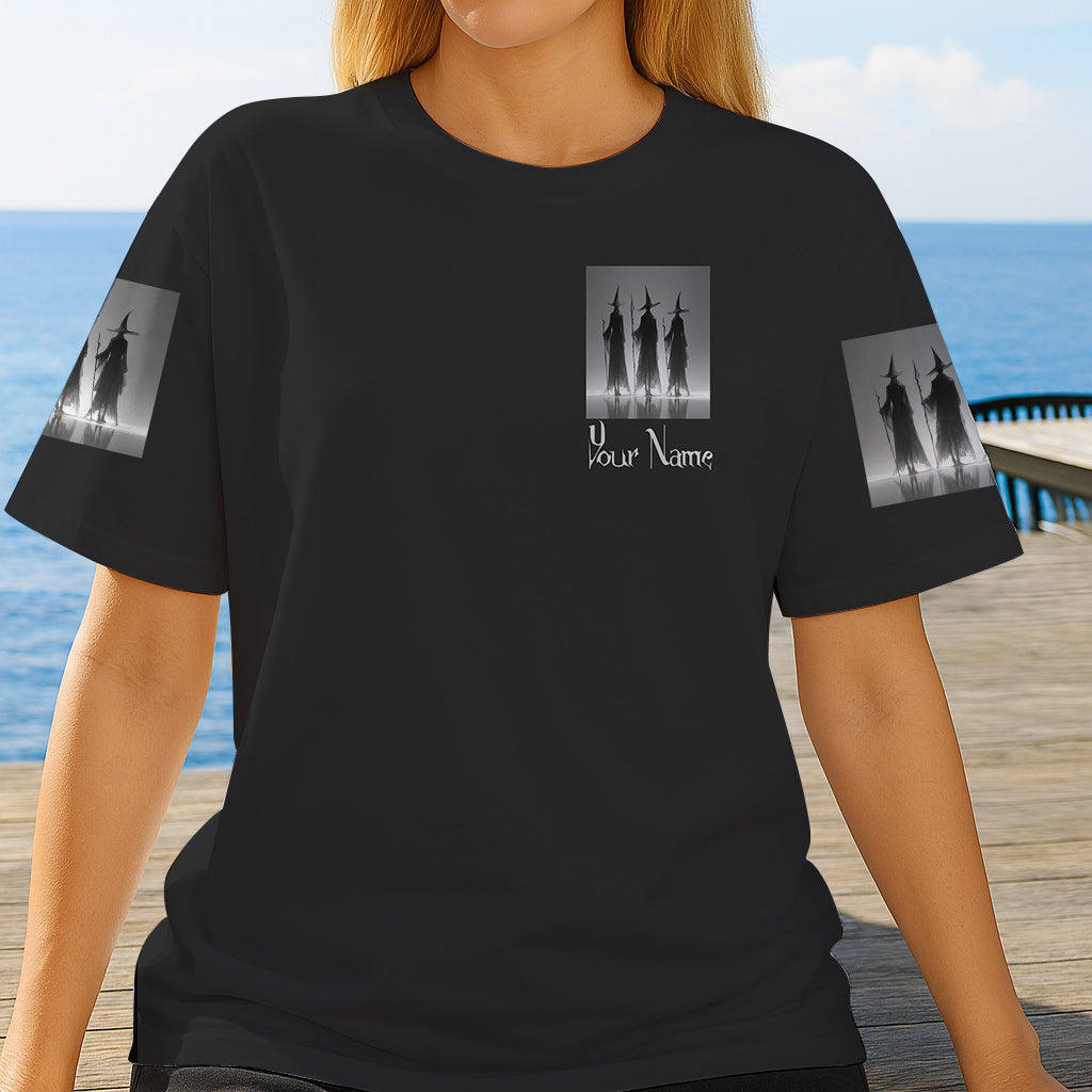 T-shirt personnalisé « Sorcière violette » - Sorcière intégrale