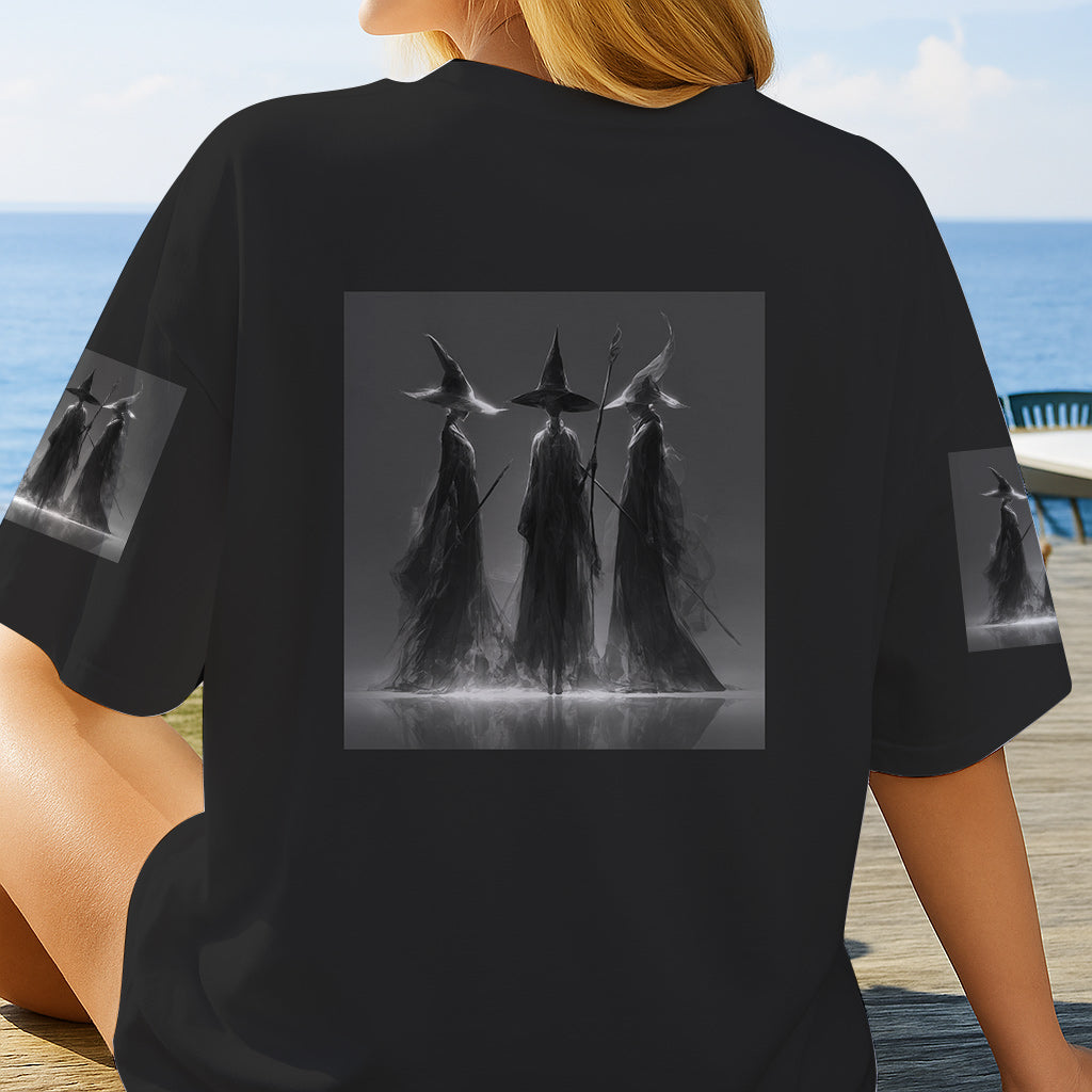 T-shirt personnalisé « Sorcière violette » - Sorcière intégrale