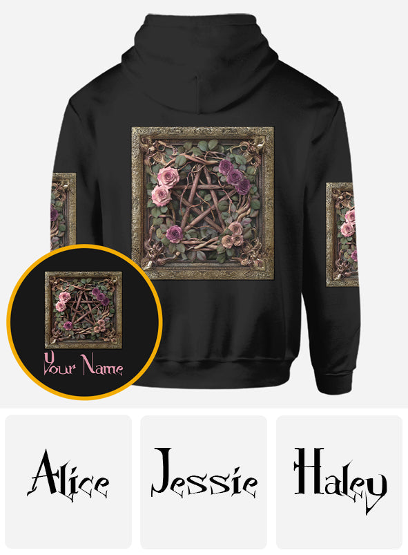 T-shirt personnalisé « Sorcière violette » - Sorcière intégrale