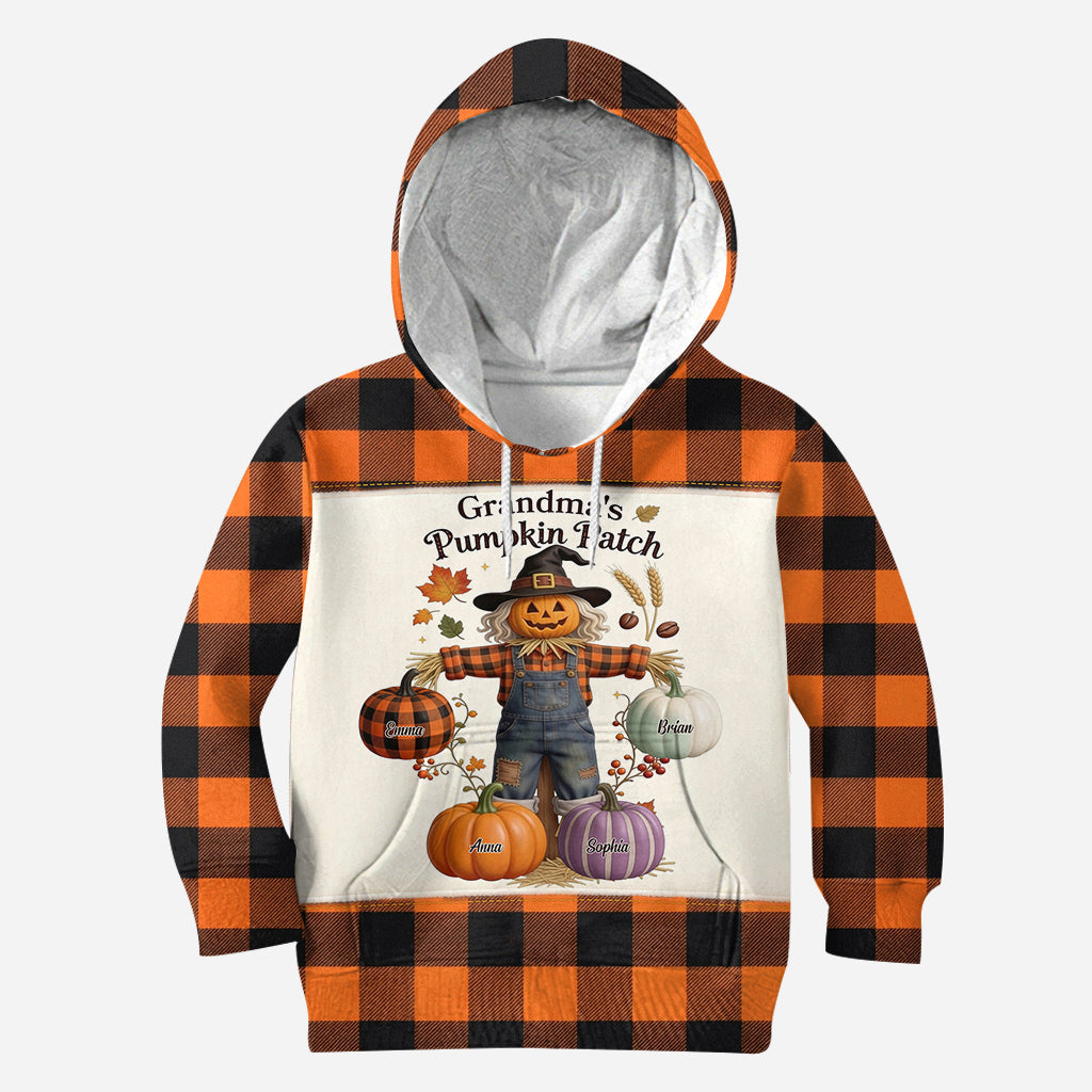 Grandma's Pumpkin Patch - Personalized Grandma Hoodie and Leggings