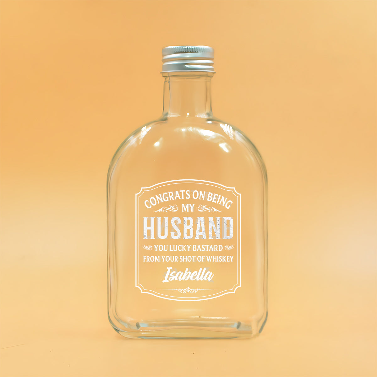 À la santé de mon merveilleux mari ! – Bouteille de vin personnalisée pour couple