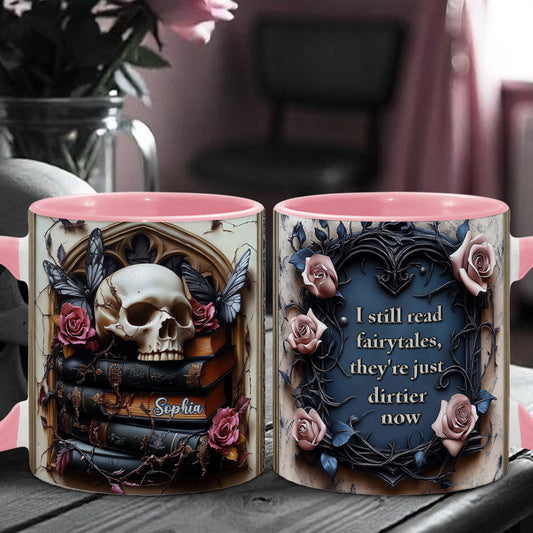 Je lis encore des contes de fées - Mug personnalisé à l'effigie d'un méchant