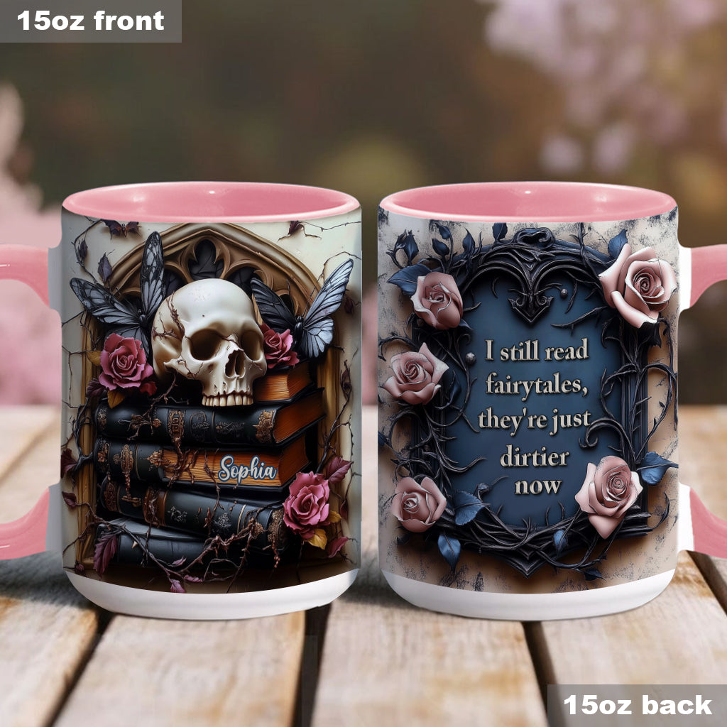 Je lis encore des contes de fées - Mug personnalisé à l'effigie d'un méchant