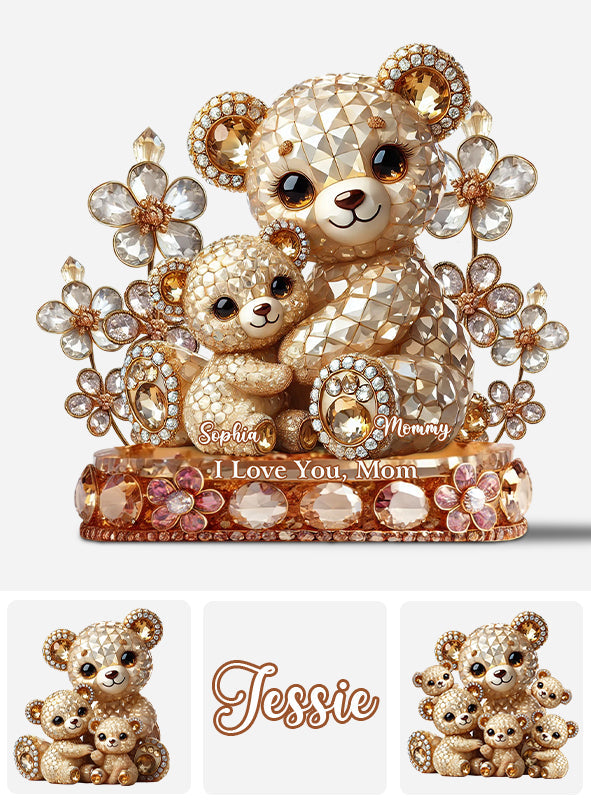 I Love You - Personalized Mother Custom Shaped Acrylic Plaque