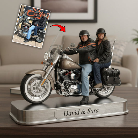 Plaque acrylique personnalisée à partir de n'importe quelle photo - Plaque en acrylique personnalisée pour motards.