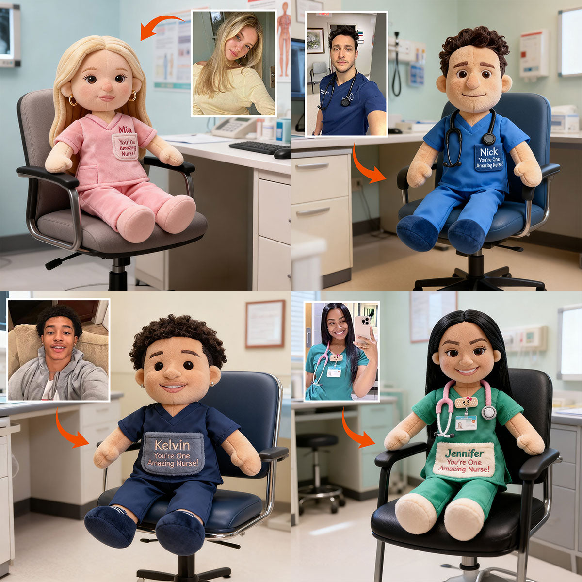 You Are Doing A Great Job - Personalized Nurse Premium Faux Fur Pillow