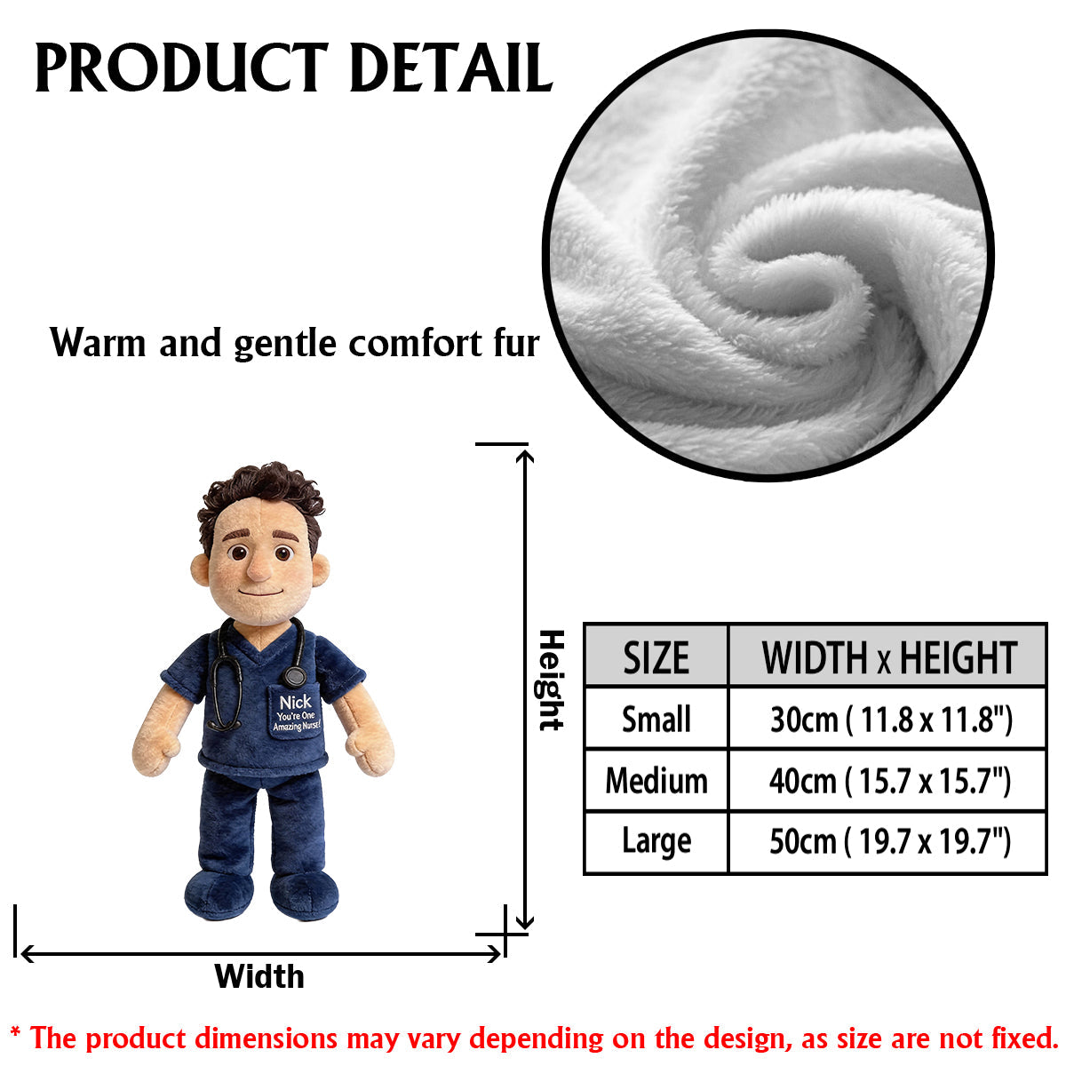 You Are Doing A Great Job - Personalized Nurse Premium Faux Fur Pillow