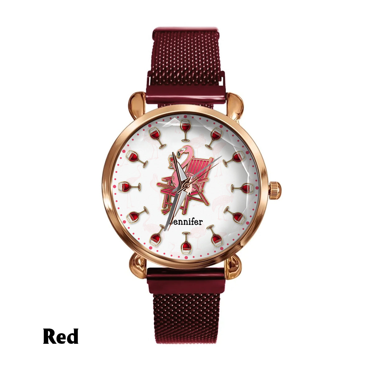 I Drink Wine & Know Things - Personalized Wine Women Hand Watch