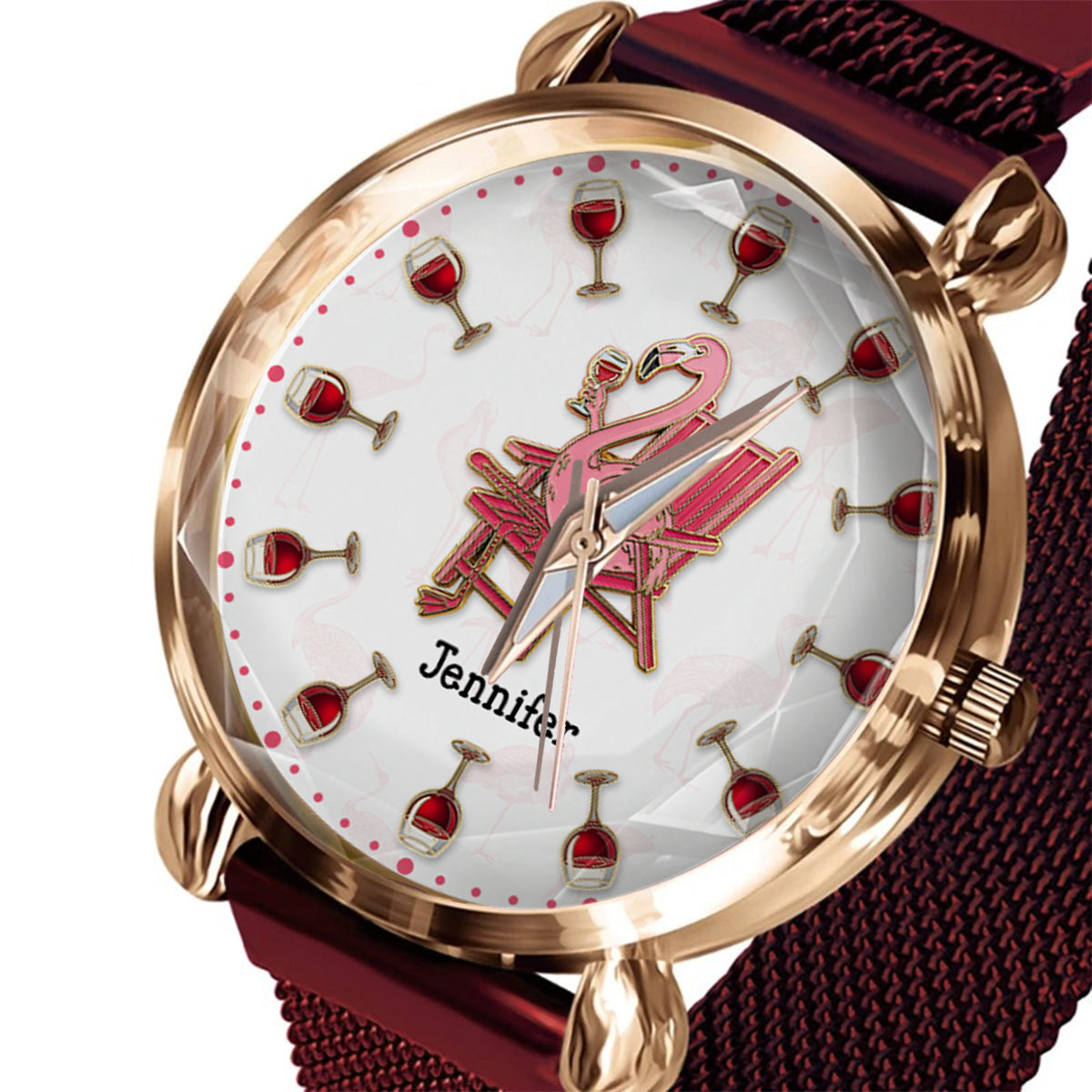 I Drink Wine & Know Things - Personalized Wine Women Hand Watch