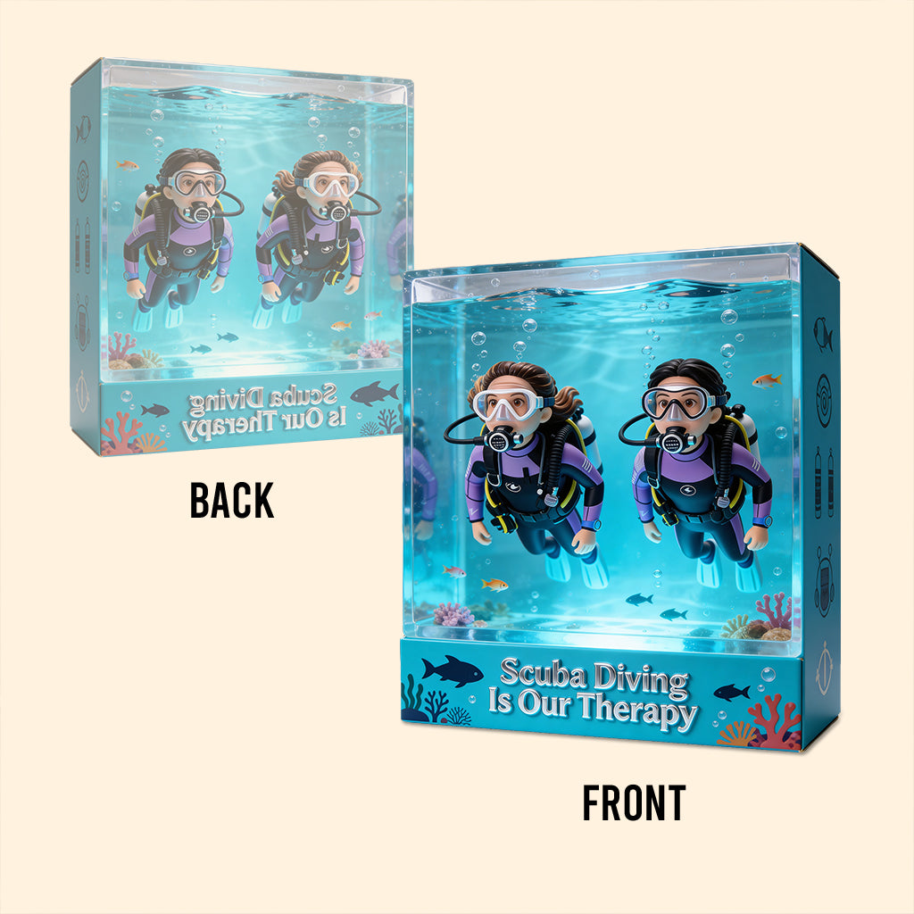 Scuba Diving, The Master Diver - Personalized Scuba Diving Custom Shaped Acrylic Plaque