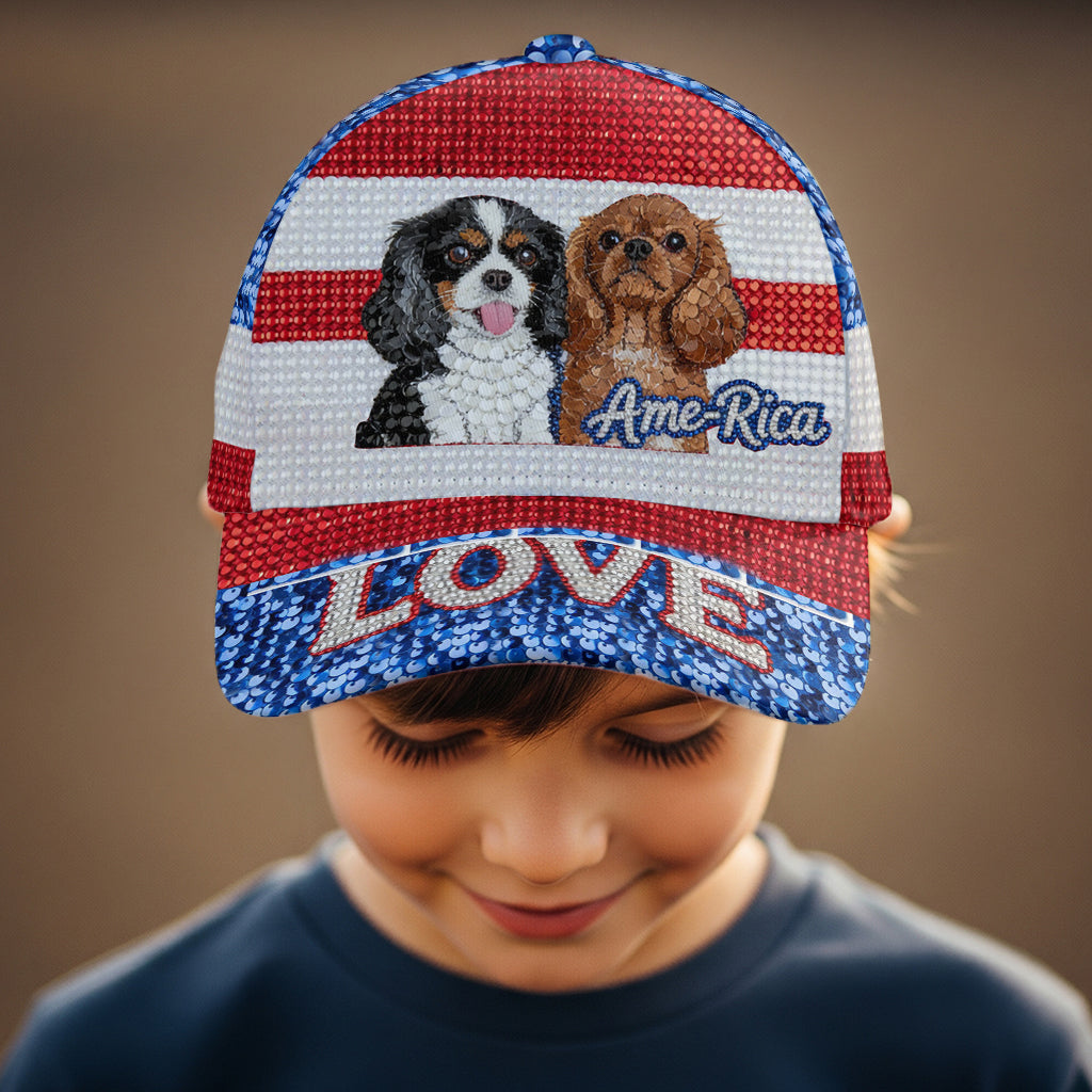 J'adore mes chiens - Casquette classique personnalisée