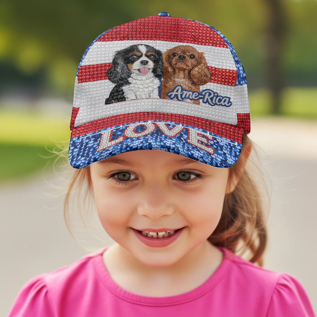 J'adore mes chiens - Casquette classique personnalisée
