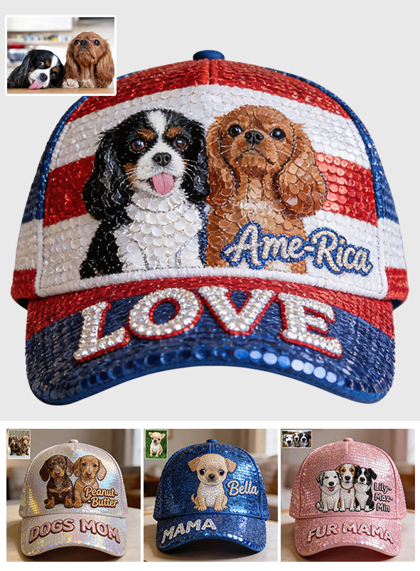 J'adore mes chiens - Casquette classique personnalisée