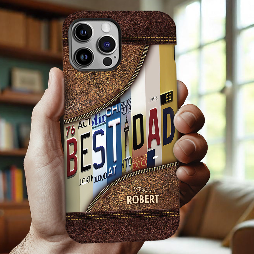 Best Dad Ever - Personalized Father Full Print Phone Case