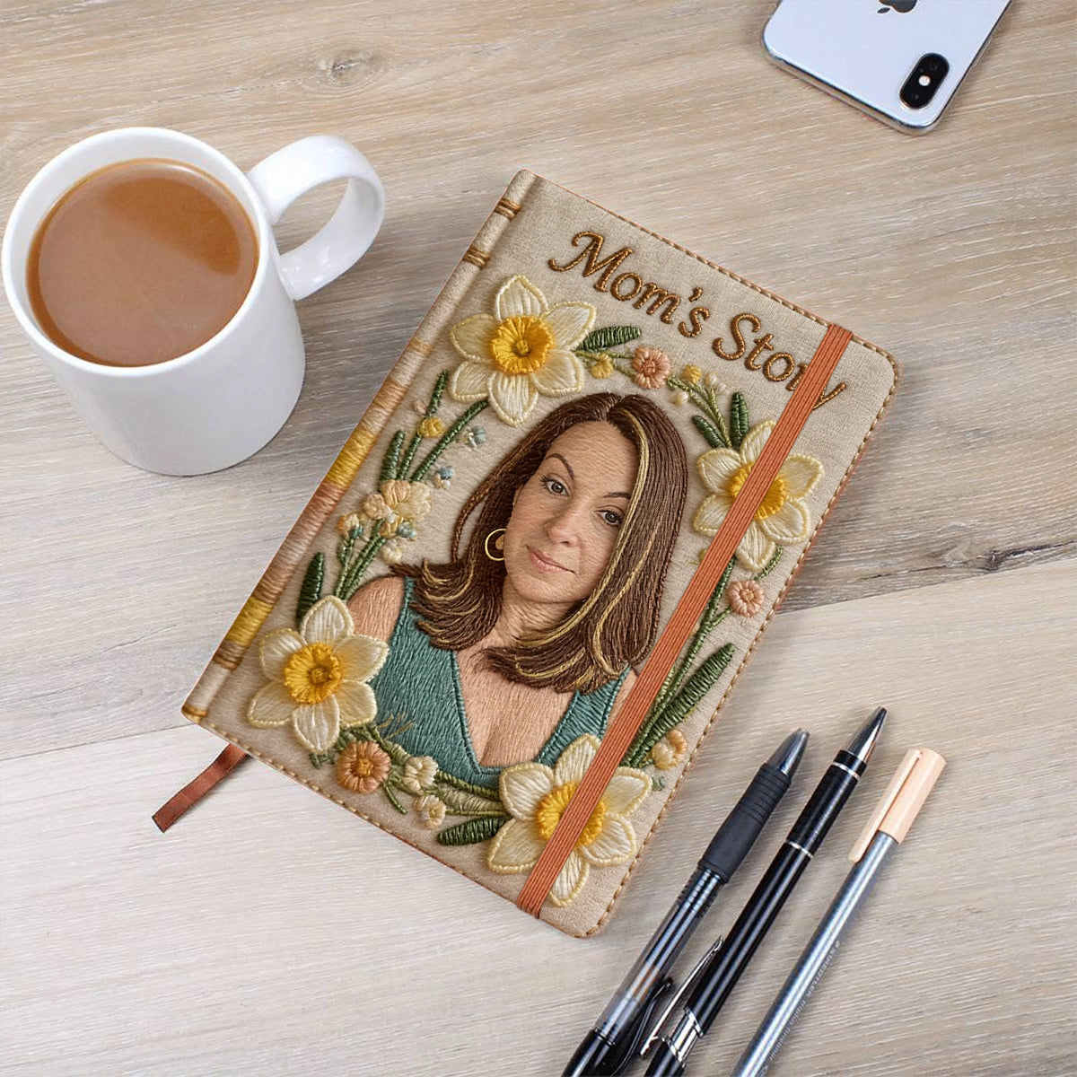 Mom's Story - Personalized Mother Leather Journal