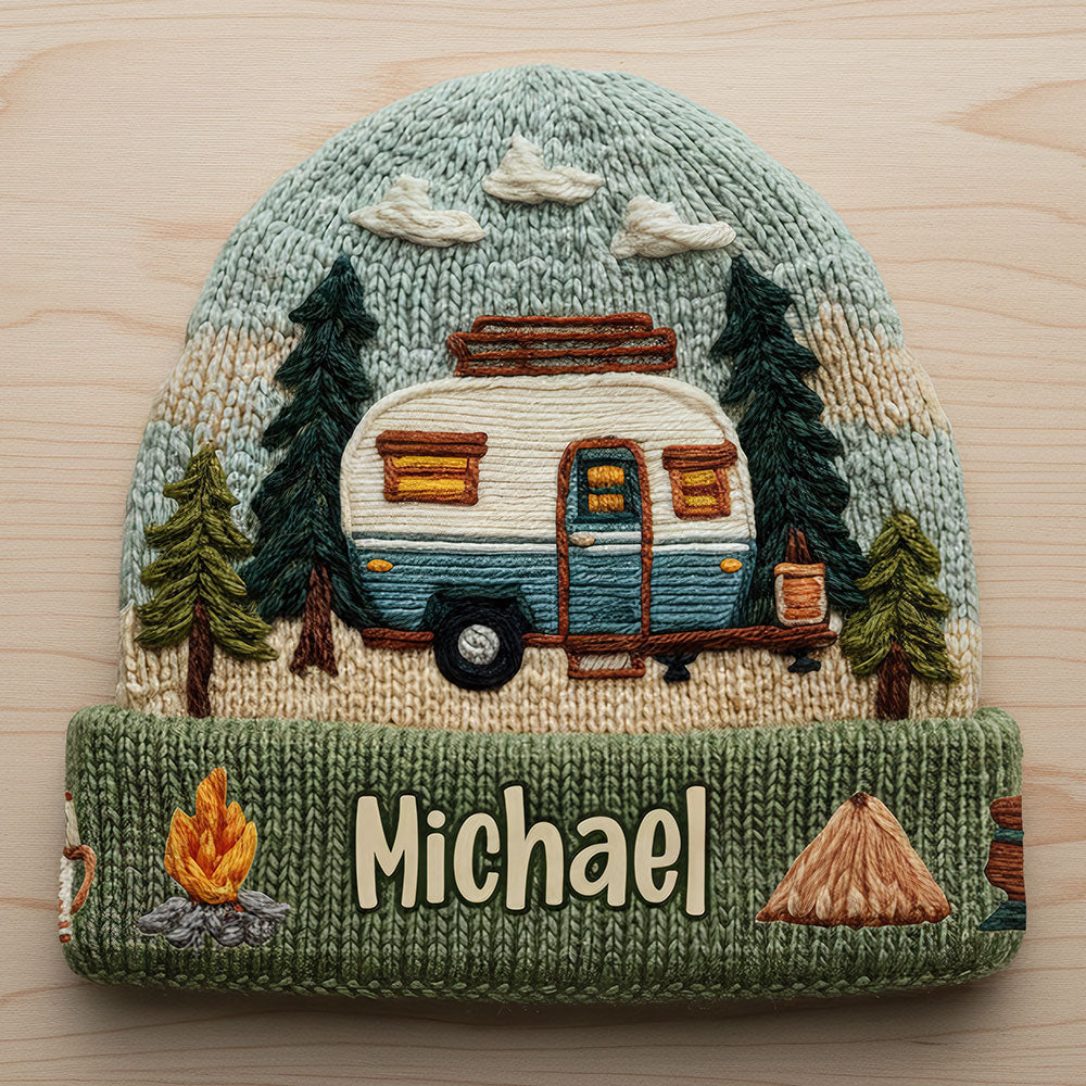 Le camping, c'est ma passion ! - Bonnet de camping personnalisé