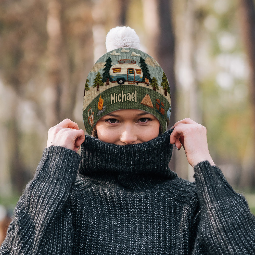 Le camping, c'est ma passion ! - Bonnet de camping personnalisé