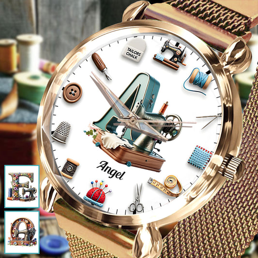 Love Sewing - Personalized Sewing Women Hand Watch