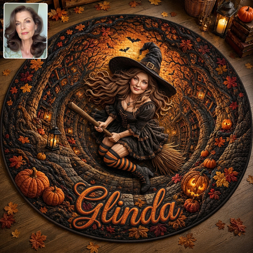 Be A Witch - Personalized Witch Non-Slip Tufted Rug
