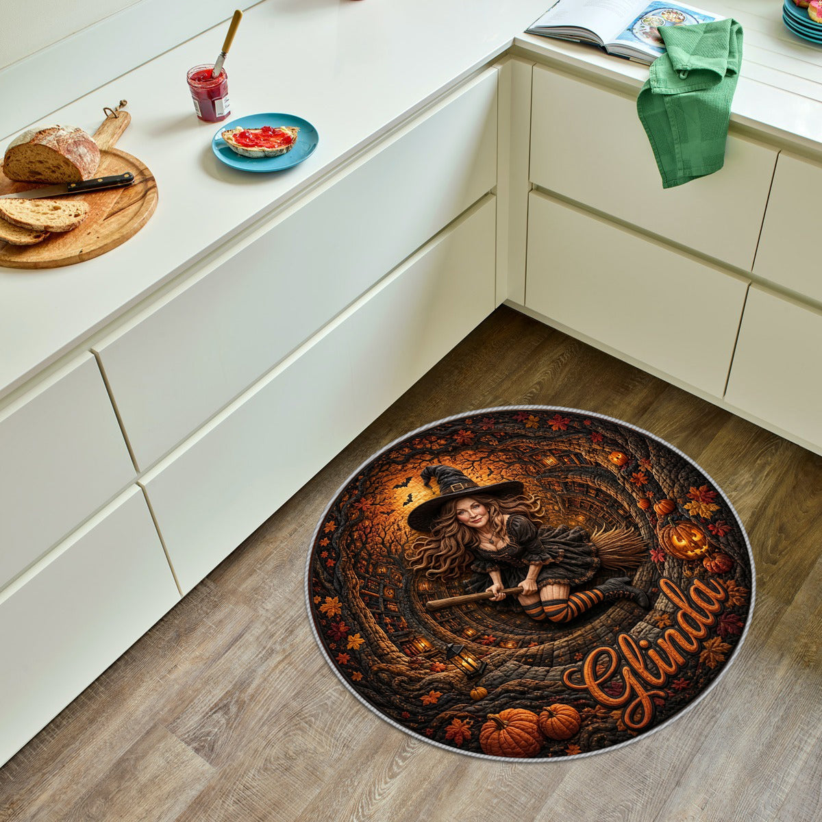 Be A Witch - Personalized Witch Non-Slip Tufted Rug
