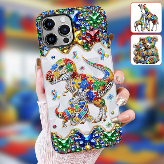 Strong Mama - Personalized Autism Awareness Full Print Phone Case
