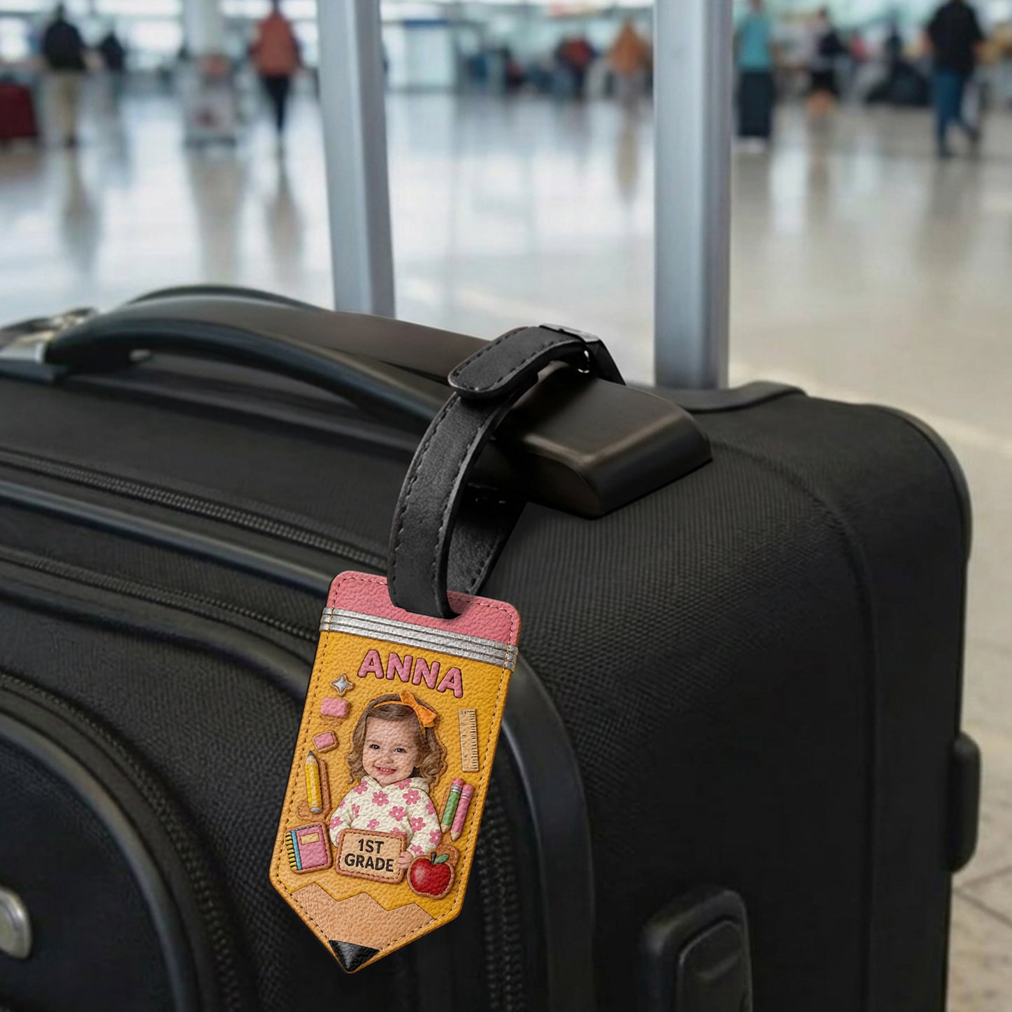 Rentrée Scolaire Pour Enfant, Étiquette de Sac à Dos - Étiquette de Bagages Personnalisée