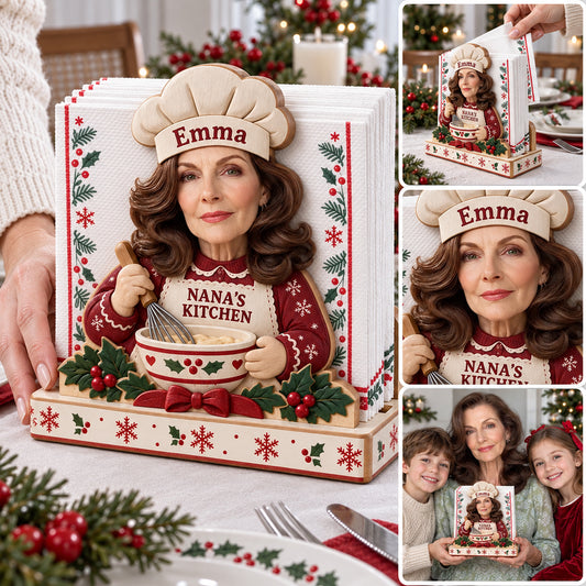 Grandma/Nana Kitchen - Personalized Grandma Napkin Holder