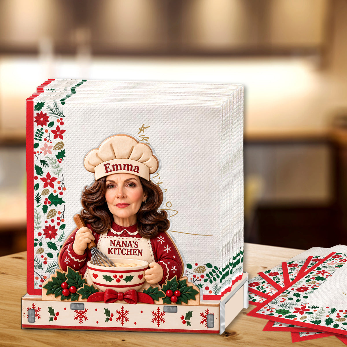 Grandma/Nana Kitchen - Personalized Grandma Napkin Holder