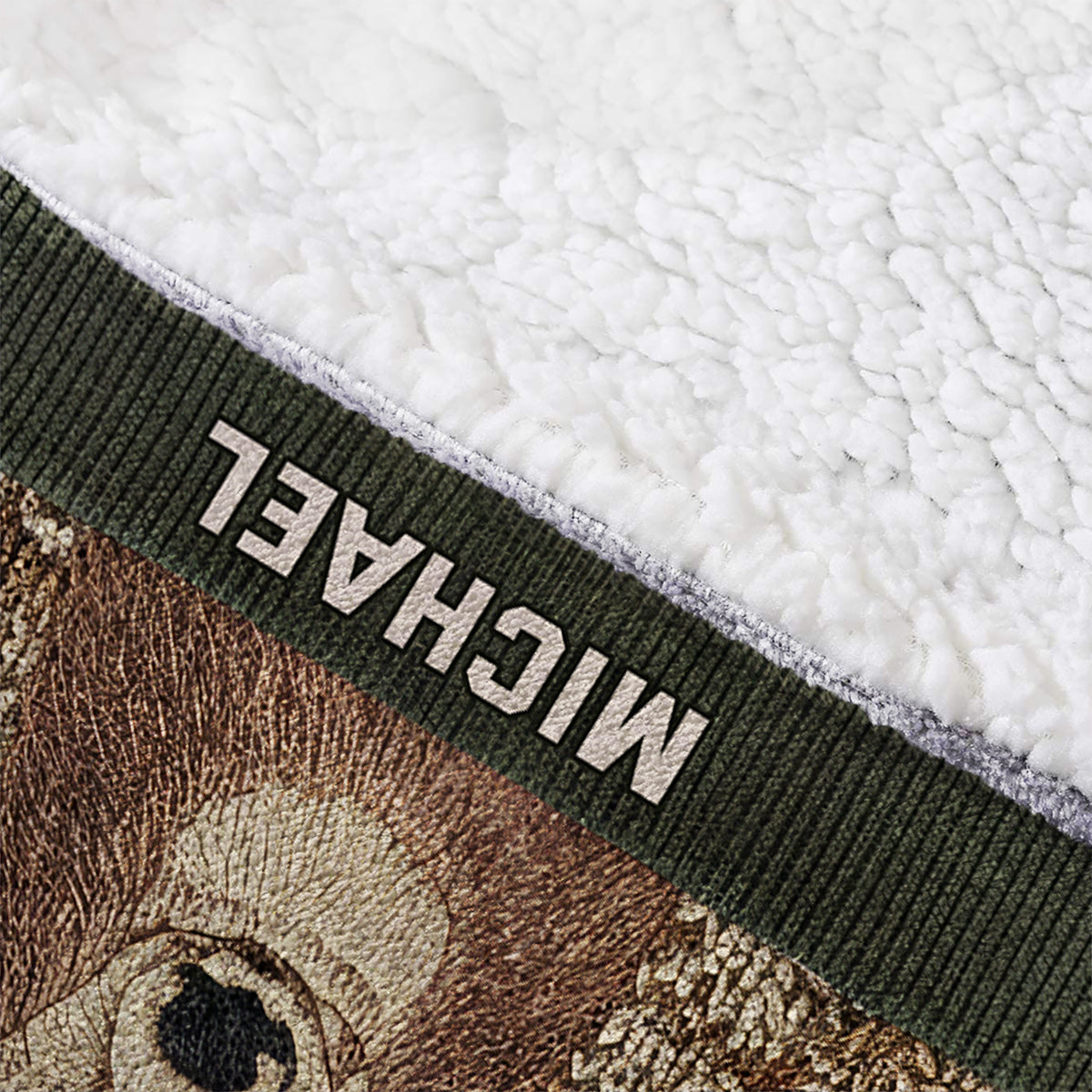 Sweat à capuche personnalisé avec tête de cerf - Couverture de chasse