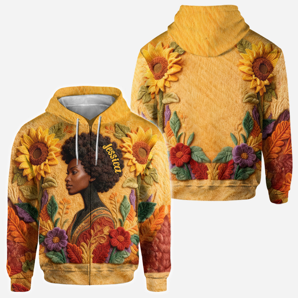 Reine Noire - Chemise afro-américaine personnalisée intégrale