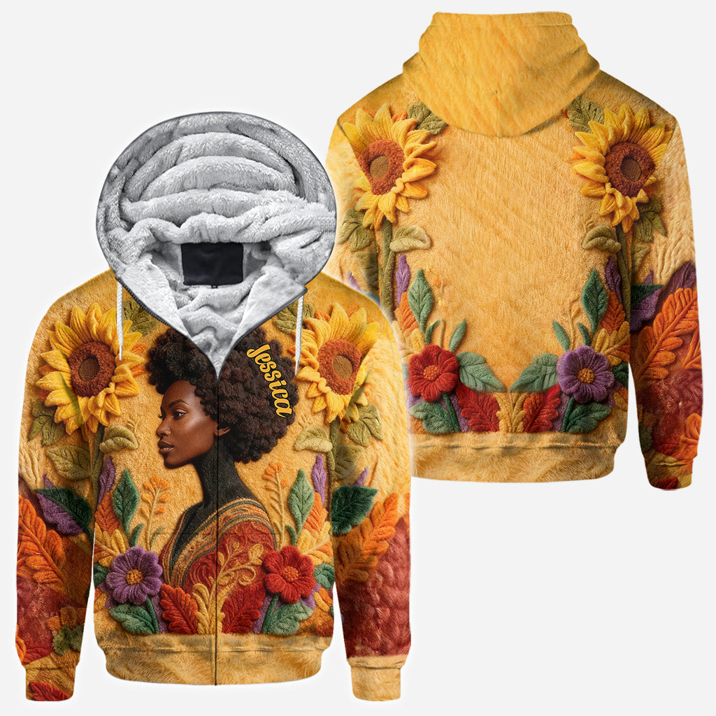 Reine Noire - Chemise afro-américaine personnalisée intégrale