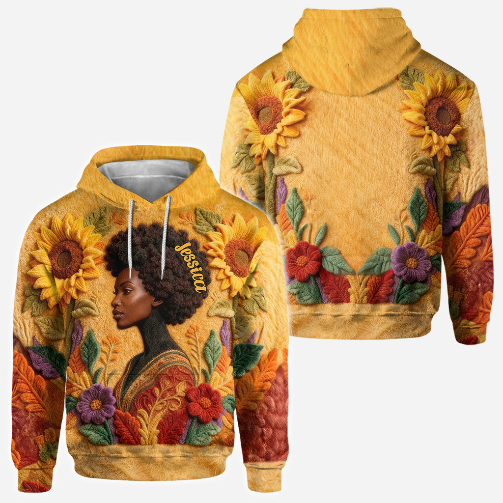 Reine Noire - Chemise afro-américaine personnalisée intégrale