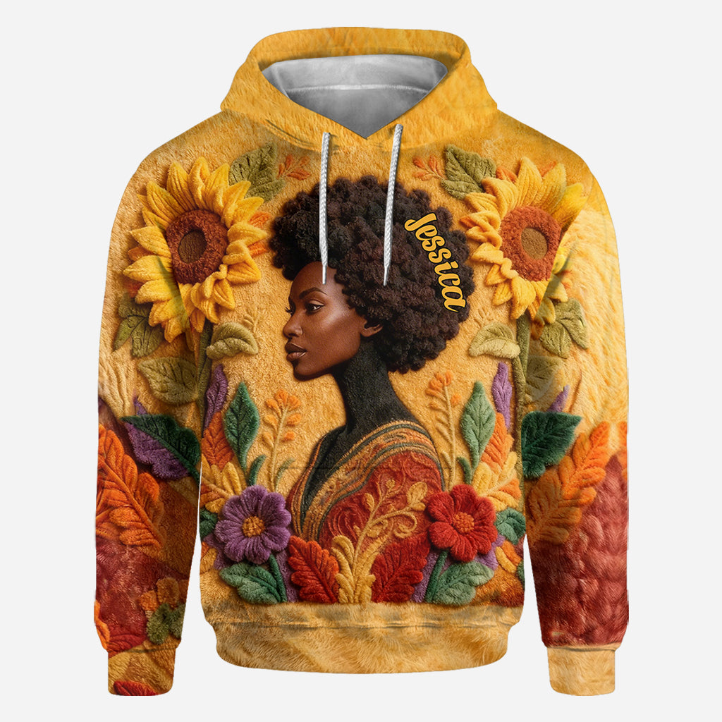 Reine Noire - Chemise afro-américaine personnalisée intégrale