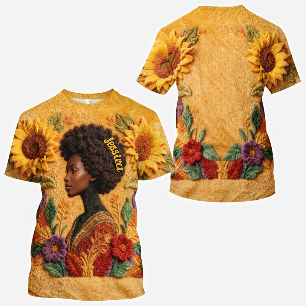 Reine Noire - Chemise afro-américaine personnalisée intégrale